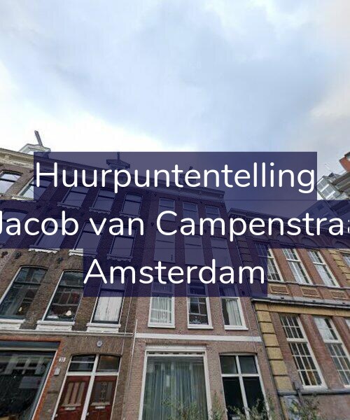 Foto gevel Huurpuntentelling voor Eerste Jacob van Campenstraat 57-2, Amsterdam