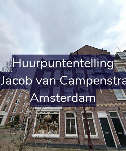 Foto gevel Huurpuntentelling voor Eerste Jacob van Campenstraat 2-3, Amsterdam