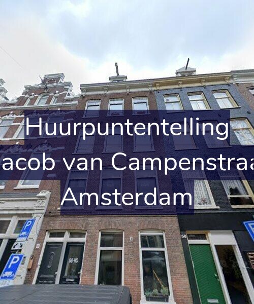 Foto gevel Huurpuntentelling voor Eerste Jacob van Campenstraat 58-H, Amsterdam
