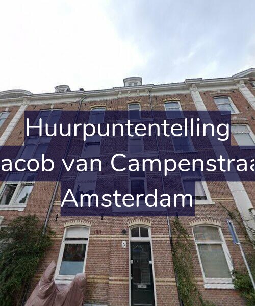 Foto gevel Huurpuntentelling voor Eerste Jacob van Campenstraat 5-HR, Amsterdam