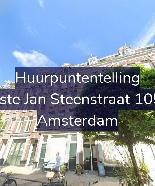 Foto gevel Huurpuntentelling voor Eerste Jan Steenstraat 105-1, Amsterdam