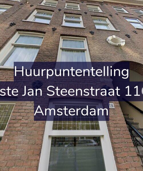 Foto gevel Huurpuntentelling voor Eerste Jan Steenstraat 116-2, Amsterdam