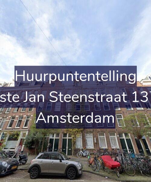 Foto gevel Huurpuntentelling voor Eerste Jan Steenstraat 137-2, Amsterdam