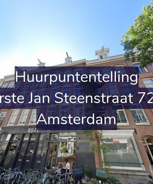 Foto gevel Huurpuntentelling voor Eerste Jan Steenstraat 72-1, Amsterdam