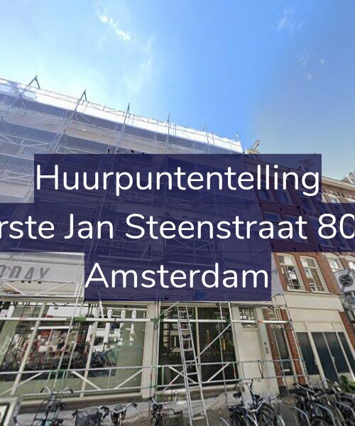 Foto gevel Huurpuntentelling voor Eerste Jan Steenstraat 80-C, Amsterdam
