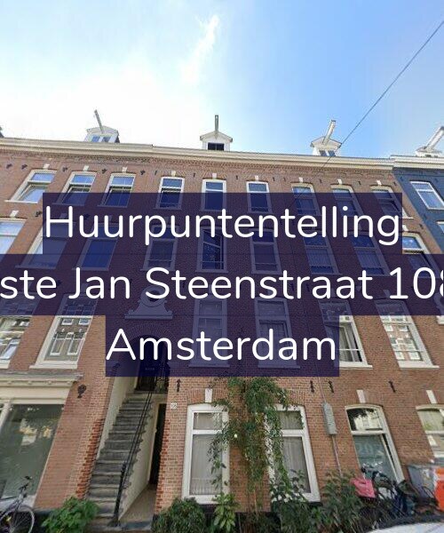 Foto gevel Huurpuntentelling voor Eerste Jan Steenstraat 108-2, Amsterdam