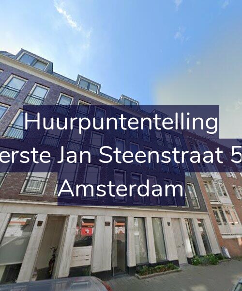Foto gevel Huurpuntentelling voor Eerste Jan Steenstraat 56, Amsterdam