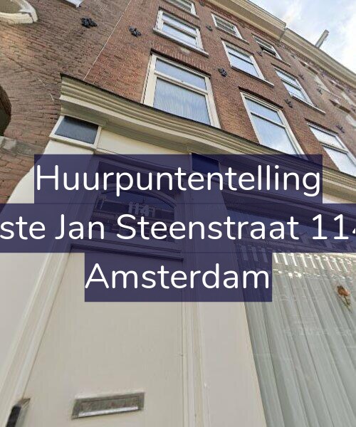 Foto gevel Huurpuntentelling voor Eerste Jan Steenstraat 114-1, Amsterdam