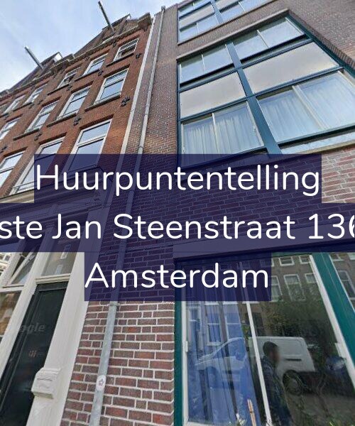 Foto gevel Huurpuntentelling voor Eerste Jan Steenstraat 136-H, Amsterdam