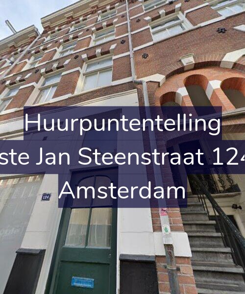 Foto gevel Huurpuntentelling voor Eerste Jan Steenstraat 124-H, Amsterdam