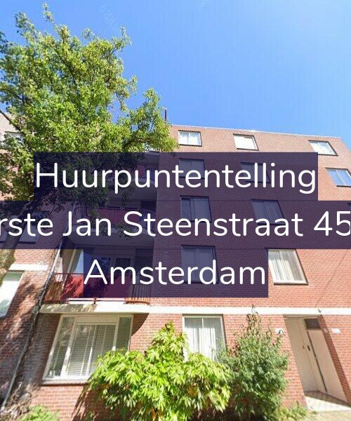 Foto gevel Huurpuntentelling voor Eerste Jan Steenstraat 45-D, Amsterdam
