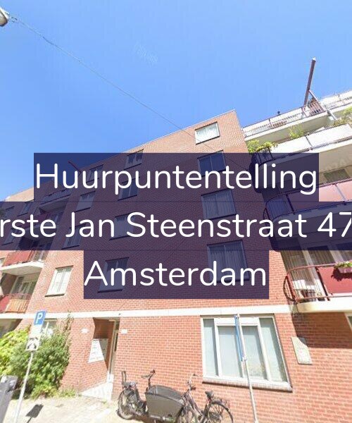Foto gevel Huurpuntentelling voor Eerste Jan Steenstraat 47-E, Amsterdam