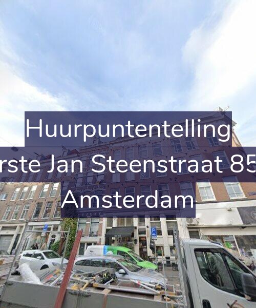 Foto gevel Huurpuntentelling voor Eerste Jan Steenstraat 85-2, Amsterdam