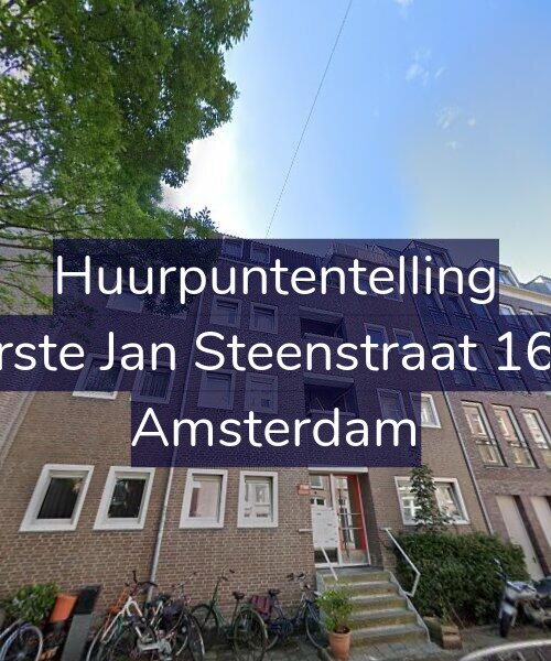 Foto gevel Huurpuntentelling voor Eerste Jan Steenstraat 16-B, Amsterdam