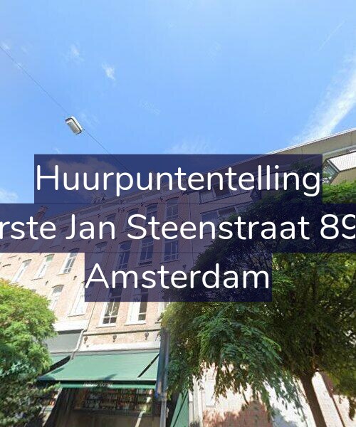 Foto gevel Huurpuntentelling voor Eerste Jan Steenstraat 89-3, Amsterdam