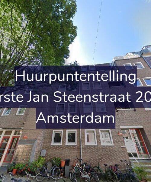 Foto gevel Huurpuntentelling voor Eerste Jan Steenstraat 20-C, Amsterdam