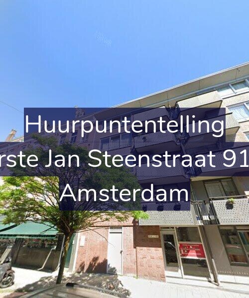 Foto gevel Huurpuntentelling voor Eerste Jan Steenstraat 91-B, Amsterdam