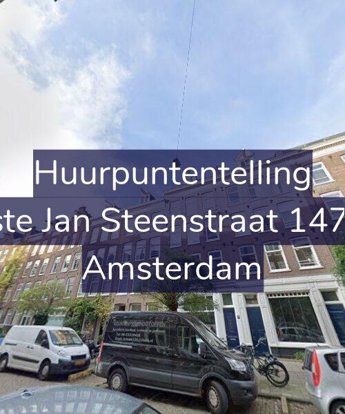 Foto gevel Huurpuntentelling voor Eerste Jan Steenstraat 147-3V, Amsterdam