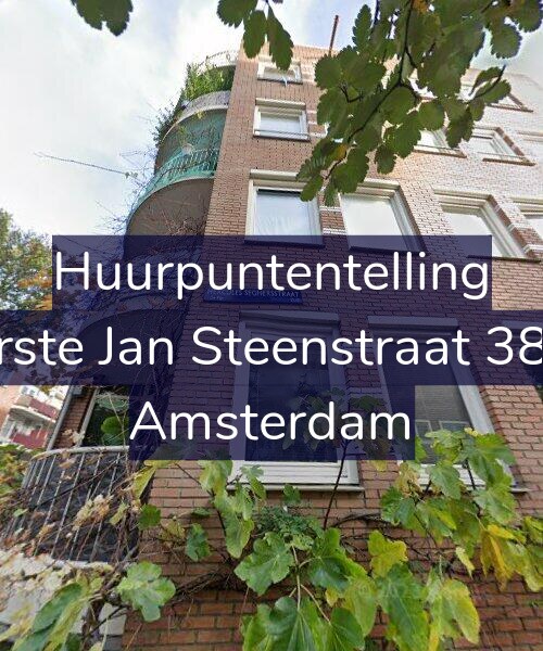 Foto gevel Huurpuntentelling voor Eerste Jan Steenstraat 38-C, Amsterdam