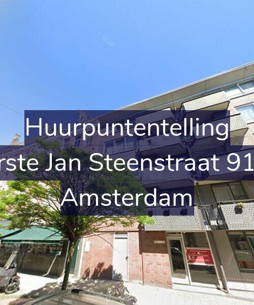 Foto gevel Huurpuntentelling voor Eerste Jan Steenstraat 91-D, Amsterdam
