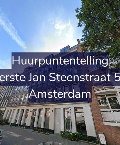 Foto gevel Huurpuntentelling voor Eerste Jan Steenstraat 52, Amsterdam
