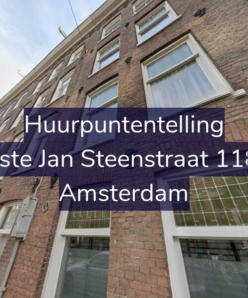 Foto gevel Huurpuntentelling voor Eerste Jan Steenstraat 118-1, Amsterdam