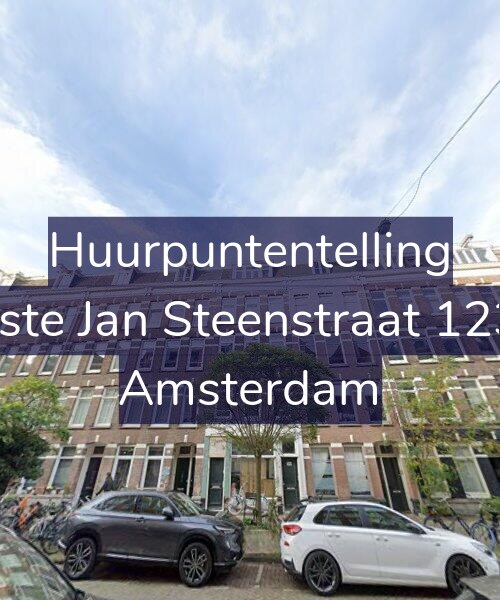 Foto gevel Huurpuntentelling voor Eerste Jan Steenstraat 123-2, Amsterdam