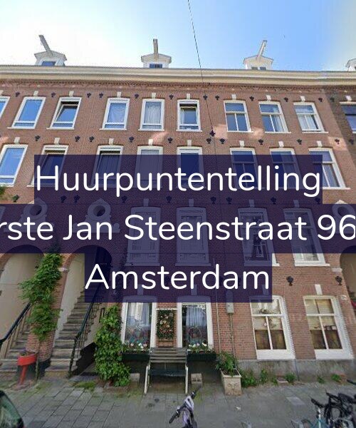 Foto gevel Huurpuntentelling voor Eerste Jan Steenstraat 96-H, Amsterdam