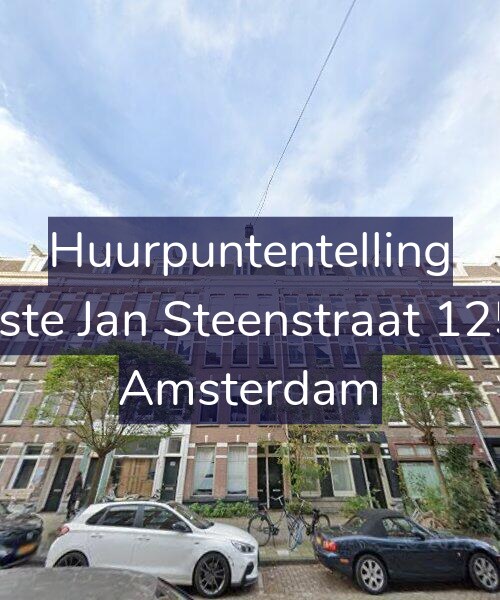 Foto gevel Huurpuntentelling voor Eerste Jan Steenstraat 125-3, Amsterdam