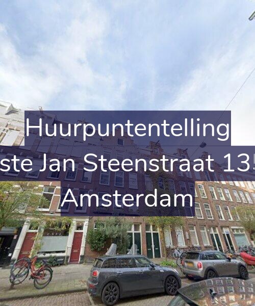 Foto gevel Huurpuntentelling voor Eerste Jan Steenstraat 135-3, Amsterdam