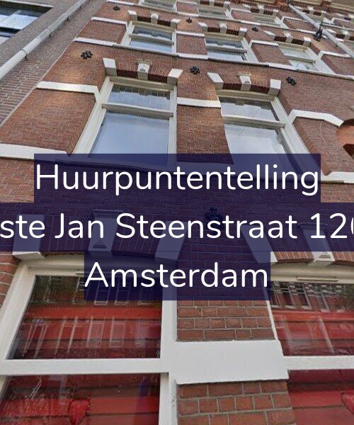 Foto gevel Huurpuntentelling voor Eerste Jan Steenstraat 126-1, Amsterdam