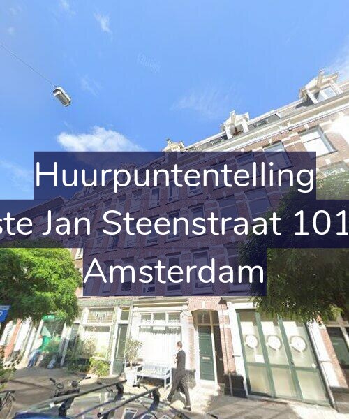 Foto gevel Huurpuntentelling voor Eerste Jan Steenstraat 101-2V, Amsterdam