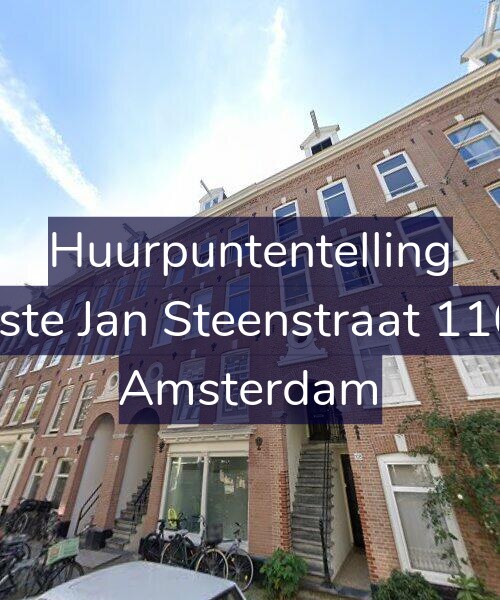 Foto gevel Huurpuntentelling voor Eerste Jan Steenstraat 110-1, Amsterdam