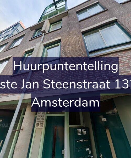 Foto gevel Huurpuntentelling voor Eerste Jan Steenstraat 132-E, Amsterdam