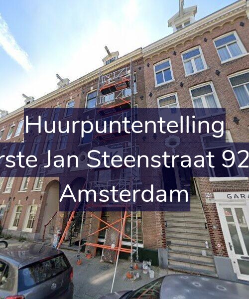 Foto gevel Huurpuntentelling voor Eerste Jan Steenstraat 92-H, Amsterdam