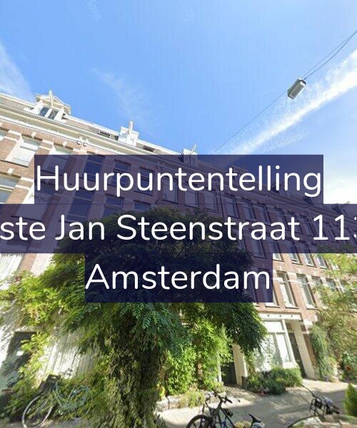 Foto gevel Huurpuntentelling voor Eerste Jan Steenstraat 113-1, Amsterdam