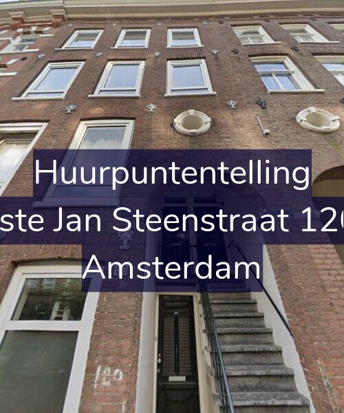 Foto gevel Huurpuntentelling voor Eerste Jan Steenstraat 120-2, Amsterdam