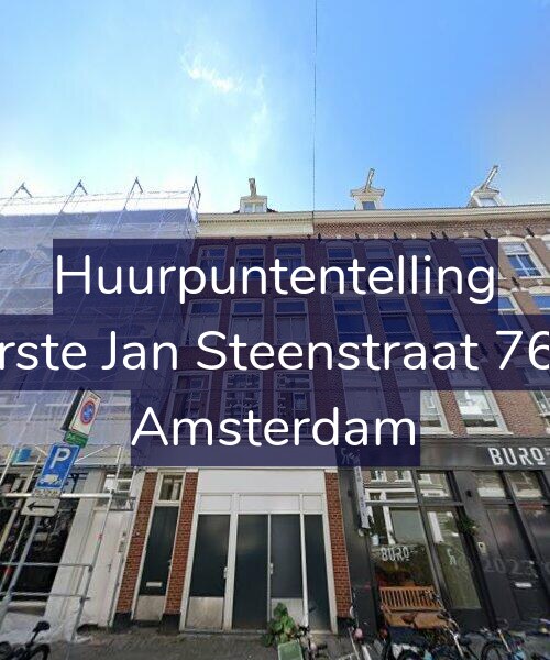 Foto gevel Huurpuntentelling voor Eerste Jan Steenstraat 76-2, Amsterdam