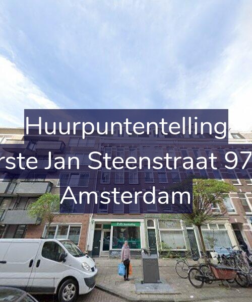 Foto gevel Huurpuntentelling voor Eerste Jan Steenstraat 97-H, Amsterdam