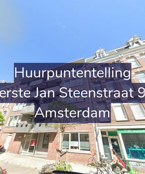 Foto gevel Huurpuntentelling voor Eerste Jan Steenstraat 95, Amsterdam