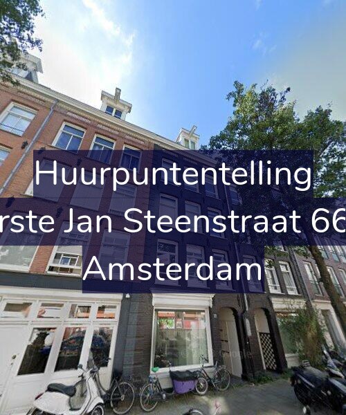 Foto gevel Huurpuntentelling voor Eerste Jan Steenstraat 66-2, Amsterdam