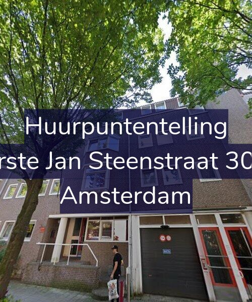 Foto gevel Huurpuntentelling voor Eerste Jan Steenstraat 30-B, Amsterdam