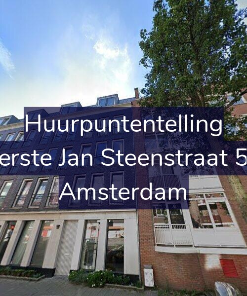 Foto gevel Huurpuntentelling voor Eerste Jan Steenstraat 50, Amsterdam