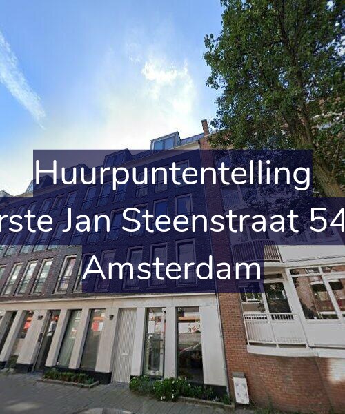 Foto gevel Huurpuntentelling voor Eerste Jan Steenstraat 54-B, Amsterdam