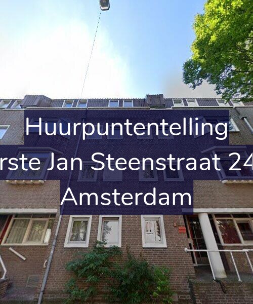 Foto gevel Huurpuntentelling voor Eerste Jan Steenstraat 24-F, Amsterdam