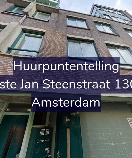 Foto gevel Huurpuntentelling voor Eerste Jan Steenstraat 130-B, Amsterdam
