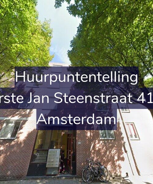 Foto gevel Huurpuntentelling voor Eerste Jan Steenstraat 41-B, Amsterdam
