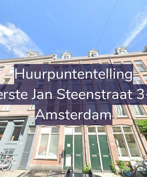 Foto gevel Huurpuntentelling voor Eerste Jan Steenstraat 3-1, Amsterdam