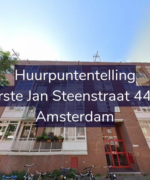 Foto gevel Huurpuntentelling voor Eerste Jan Steenstraat 44-D, Amsterdam