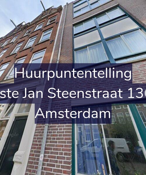 Foto gevel Huurpuntentelling voor Eerste Jan Steenstraat 136-2, Amsterdam